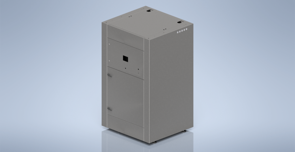 RVS Container reinigings machine